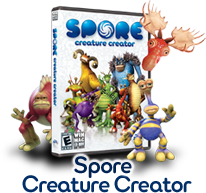 Spore, Spore Galactic Adventures, and Spore Creepy Cute